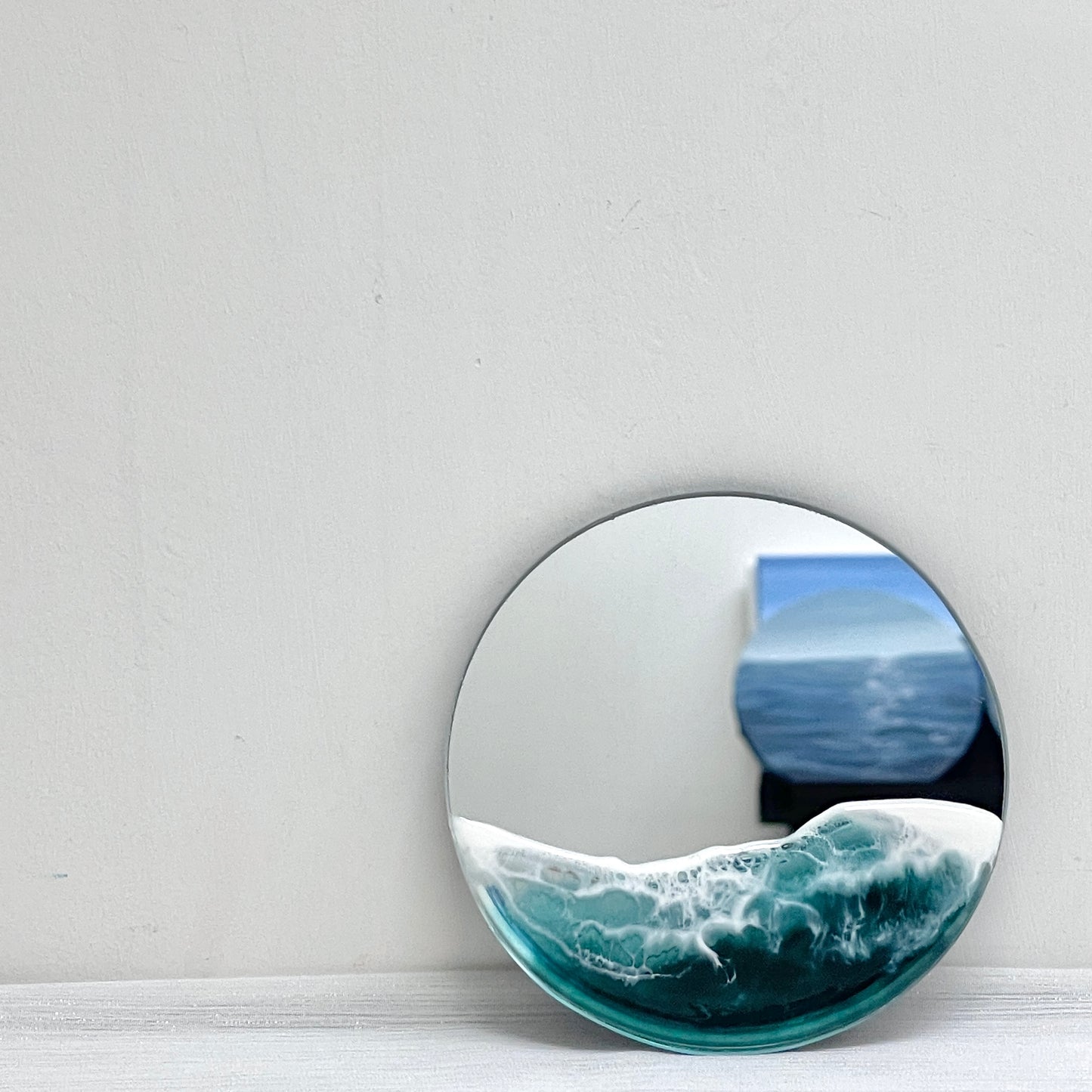 Resin Ocean Mini Mirror Magnet