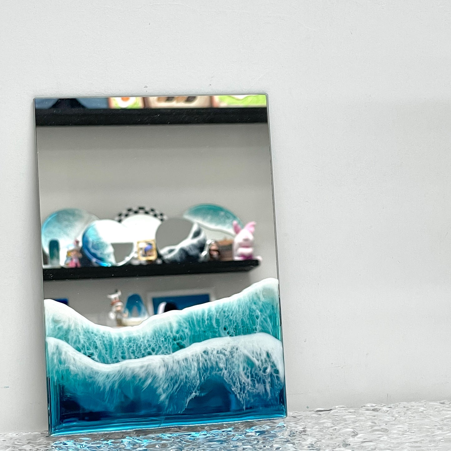 Resin Ocean Rectangular Mirror