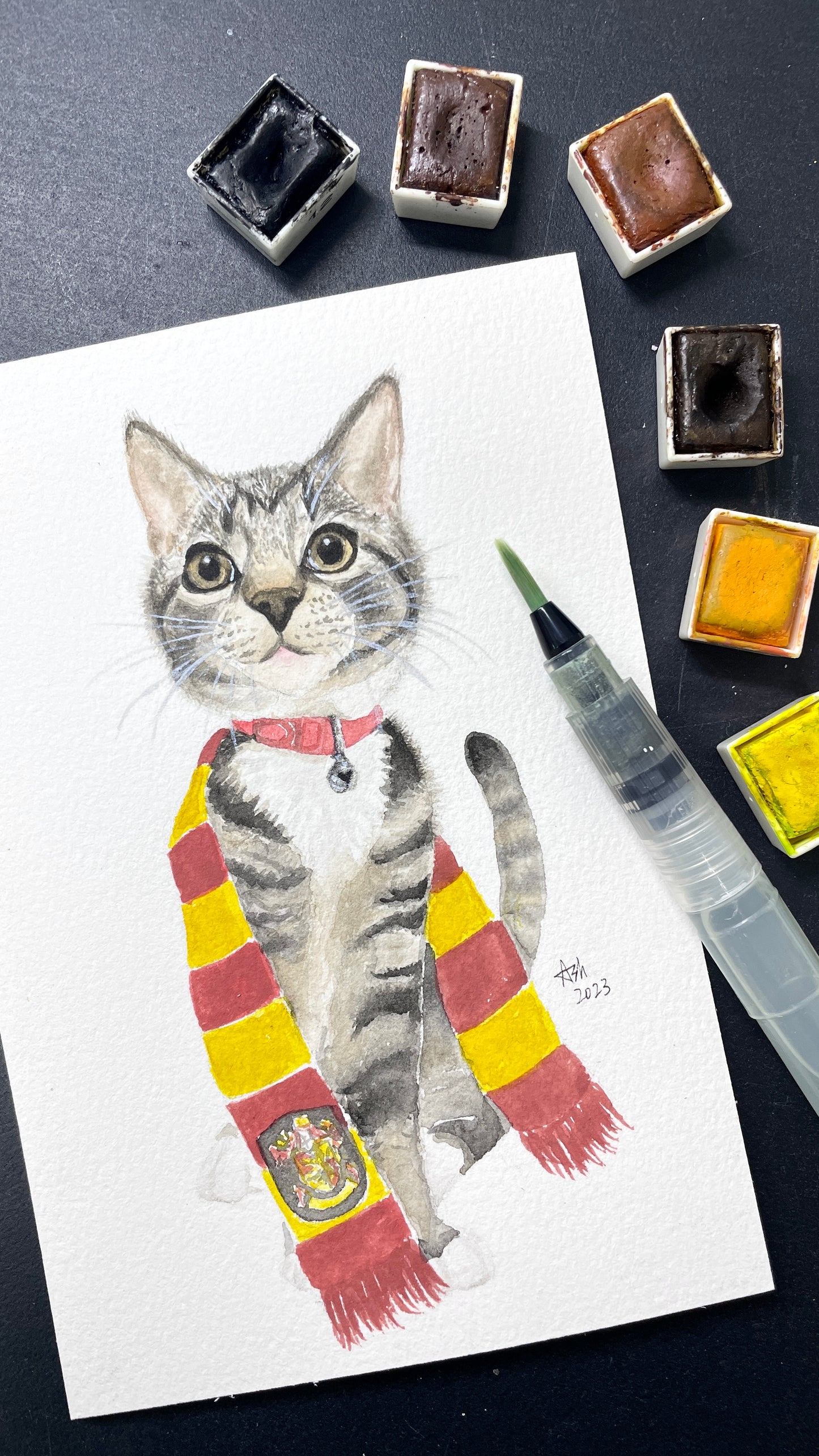 Pet Portrait - Watercolor Painting Class
