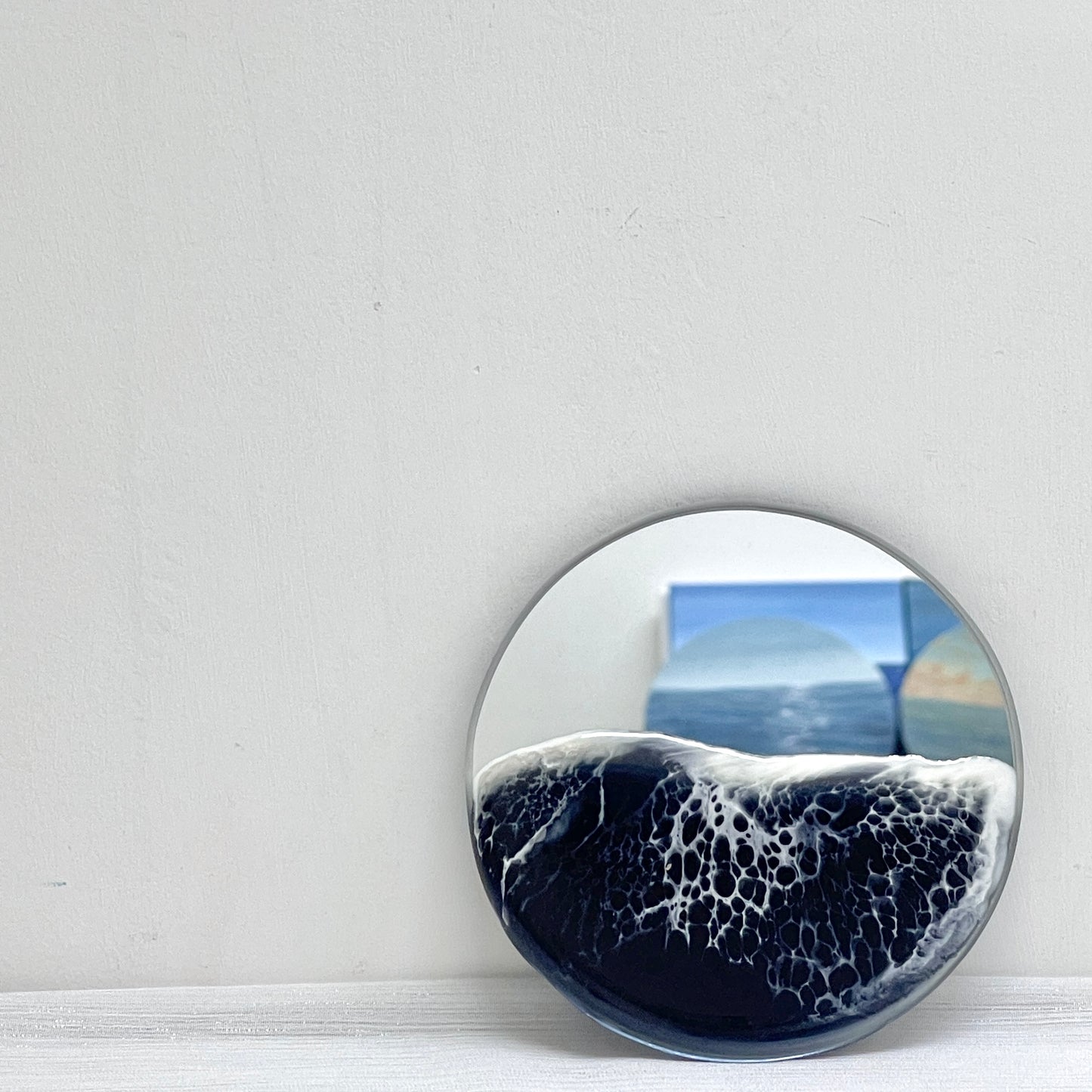 Resin Ocean Mini Mirror Magnet