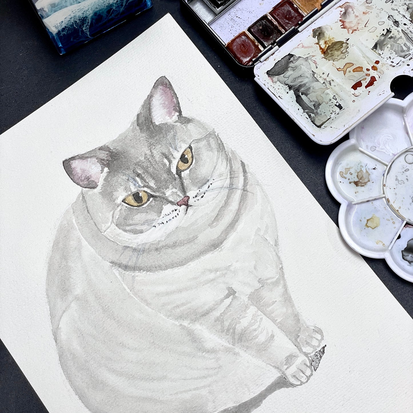 Pet Portrait - Watercolor Painting Class