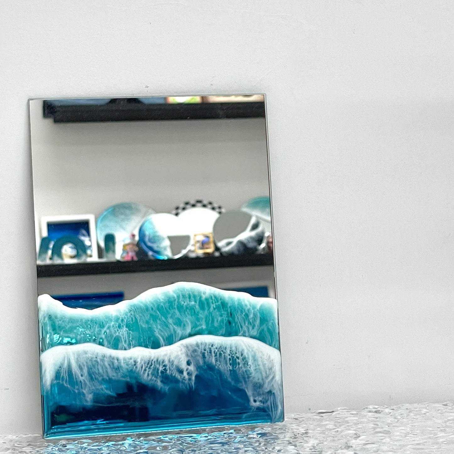 Resin Ocean Rectangular Mirror