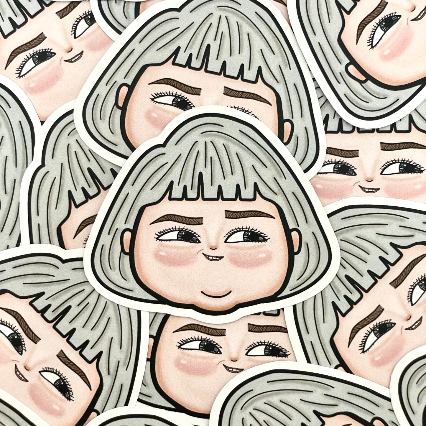 Little West Face Stickers