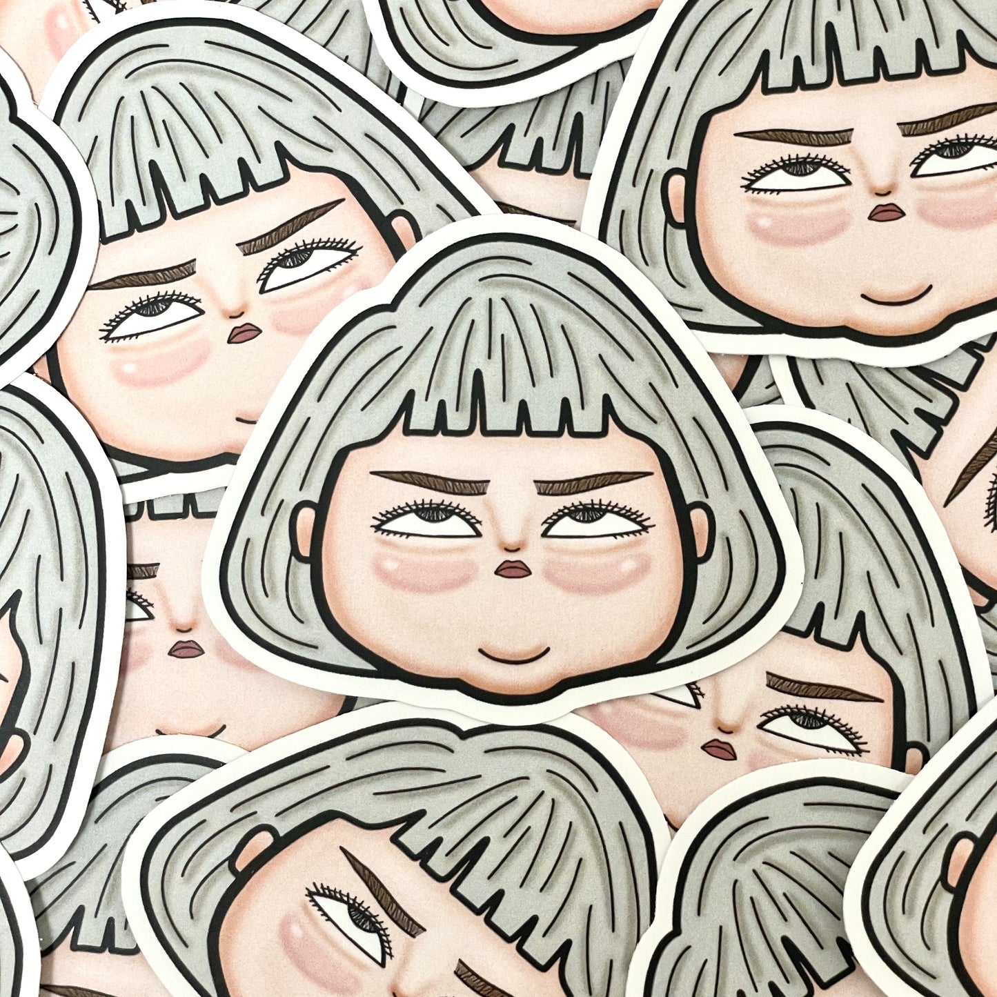 Little West Face Stickers