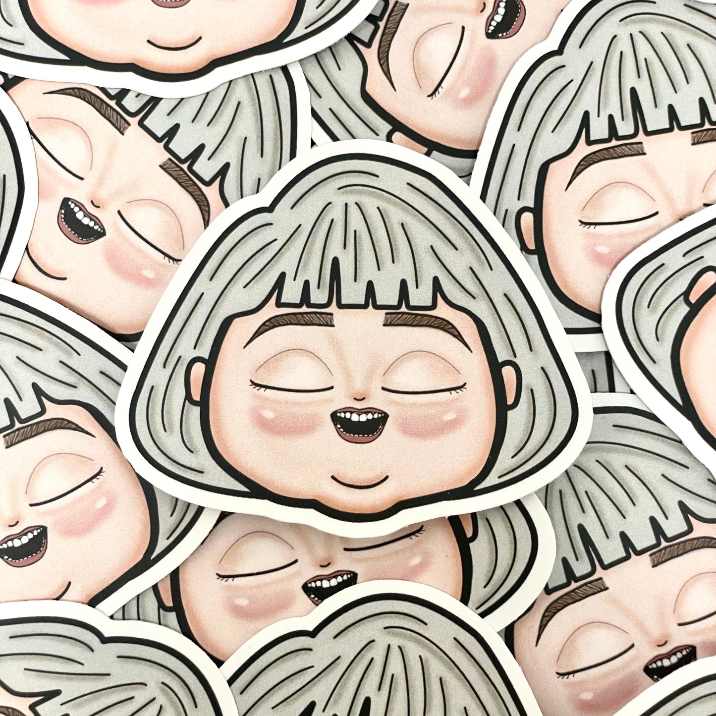 Little West Face Stickers