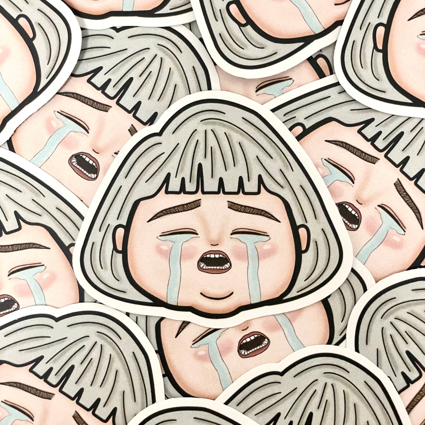 Little West Face Stickers