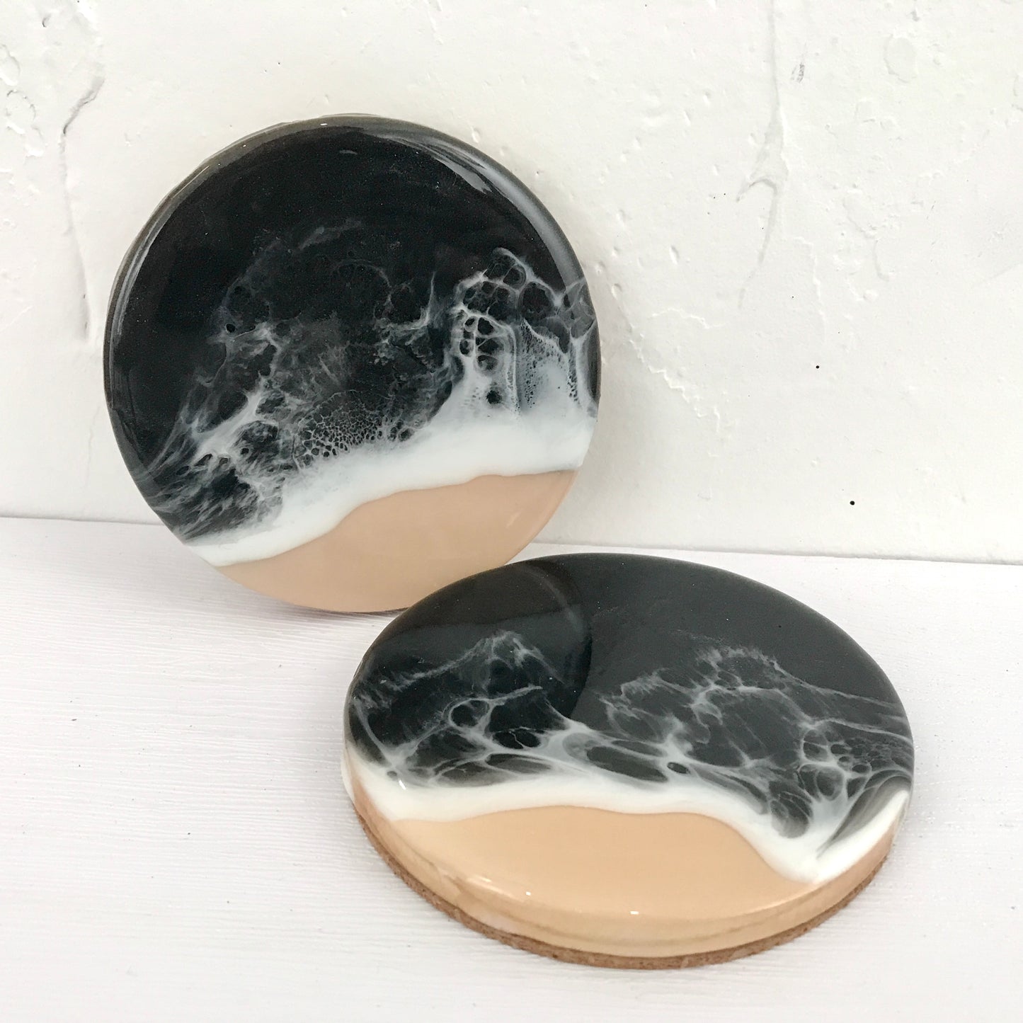 Resin ocean coaster (thick)
