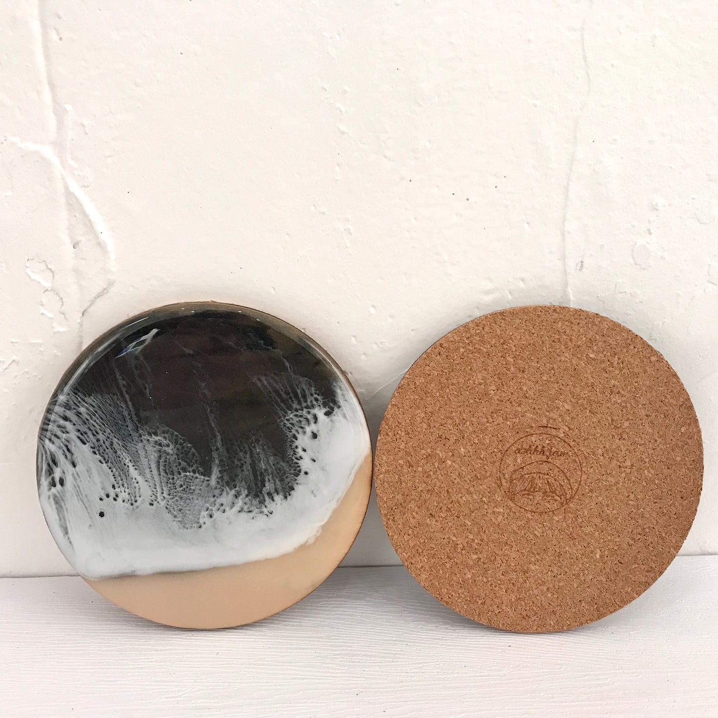 Resin ocean coaster (thin)