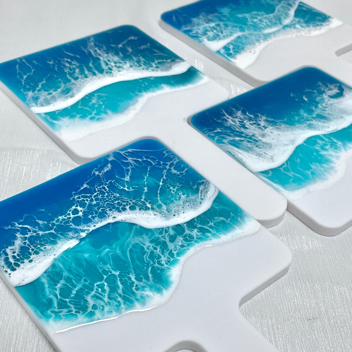 Resin Ocean Portable Makeup Mirror (large)