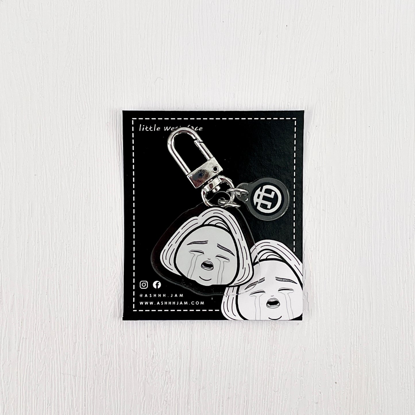 Little West Face Keychain