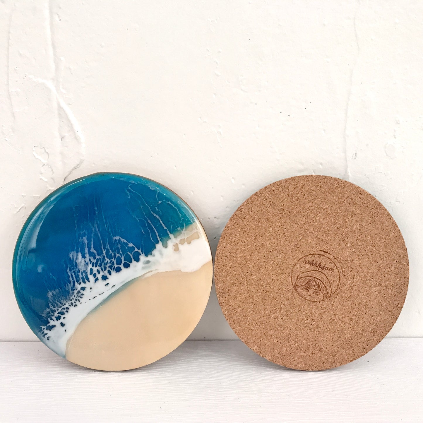 Resin ocean coaster (thin)
