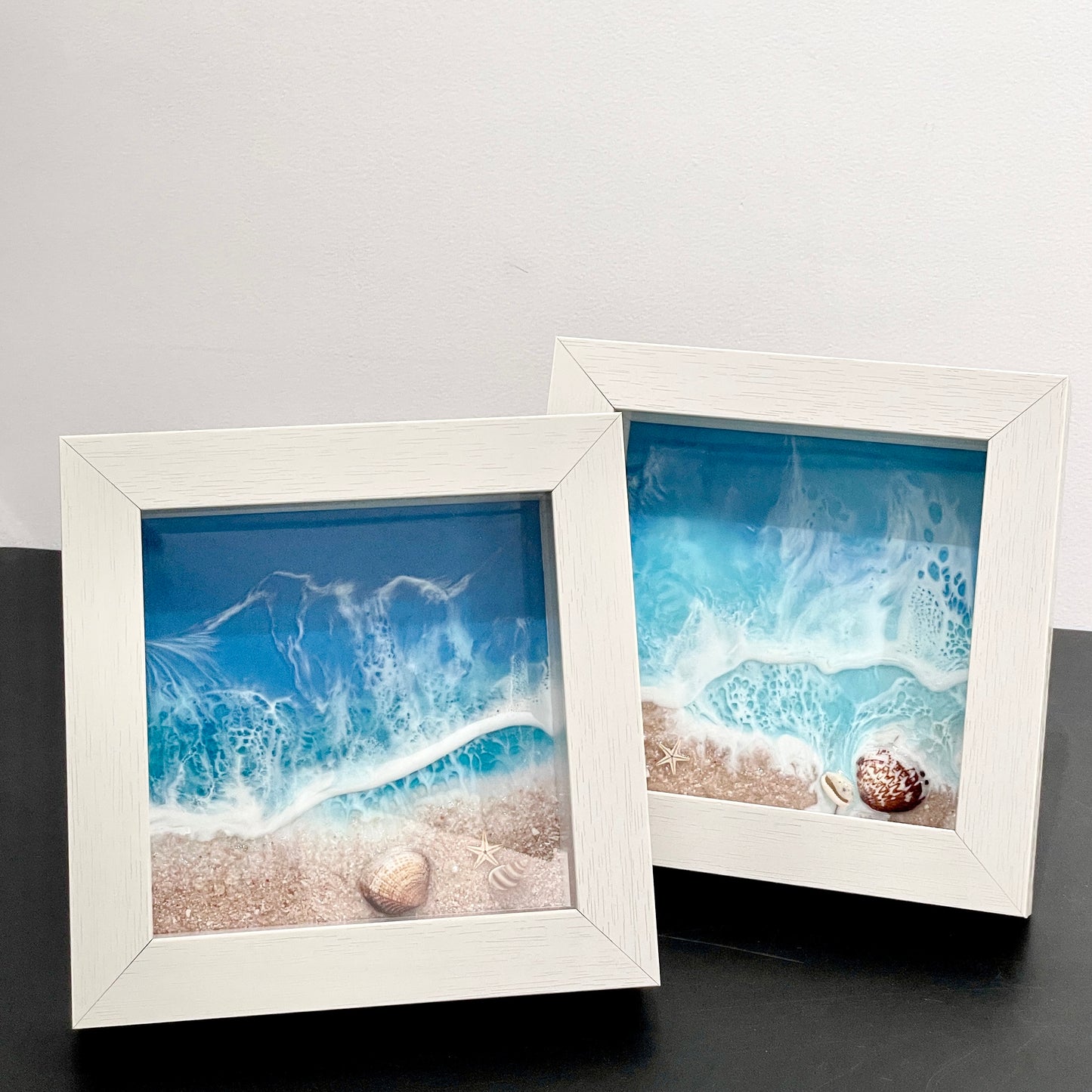 Resin marine three-dimensional photo frame