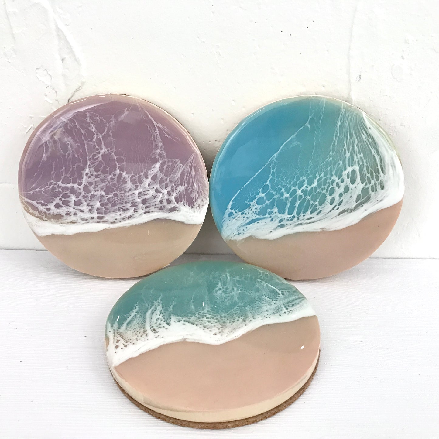 Resin ocean coaster (thick)