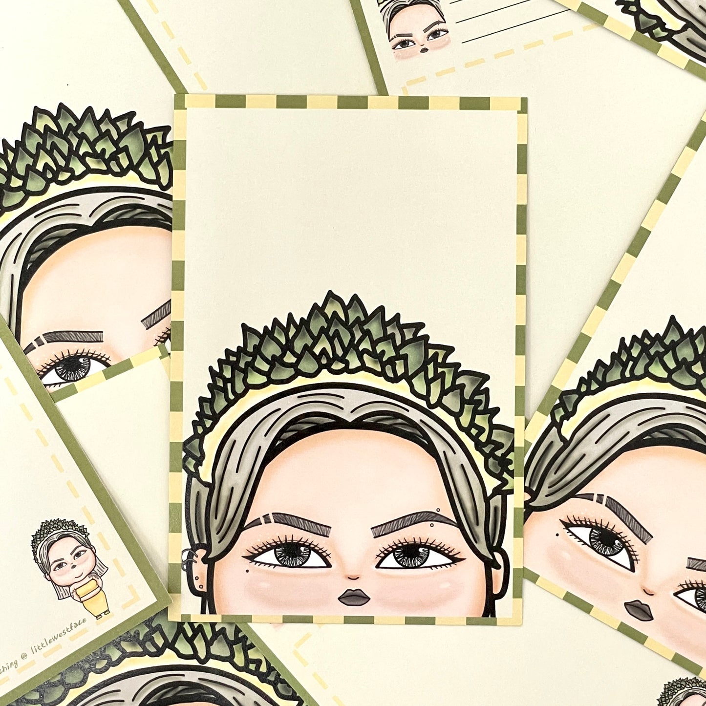 Little West Face Postcard - Durian