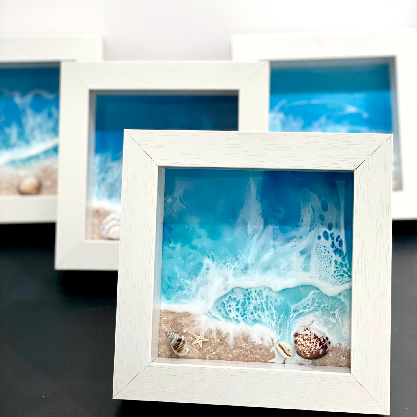 Resin marine three-dimensional photo frame