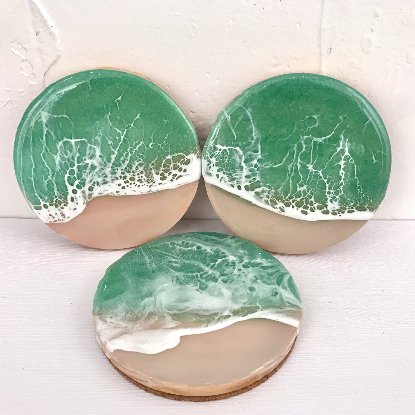 Resin ocean coaster (thick)