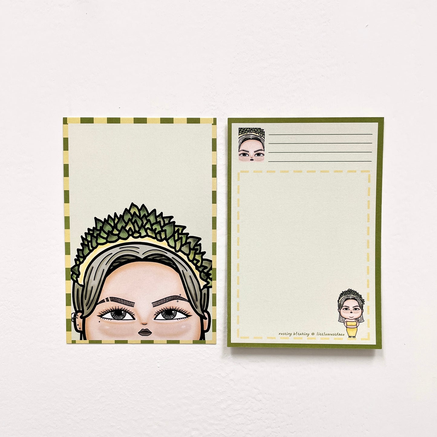 Little West Face Postcard - Durian