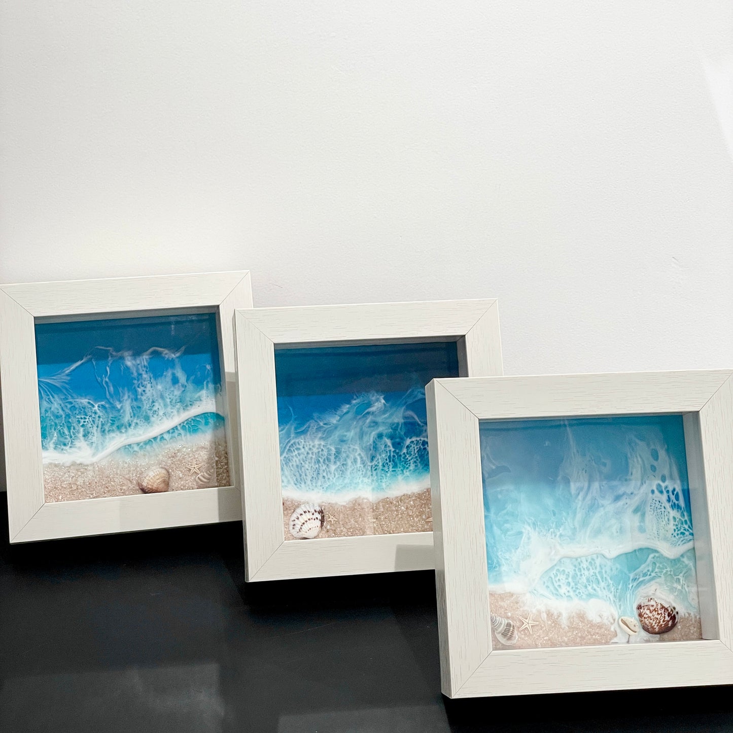 Resin marine three-dimensional photo frame