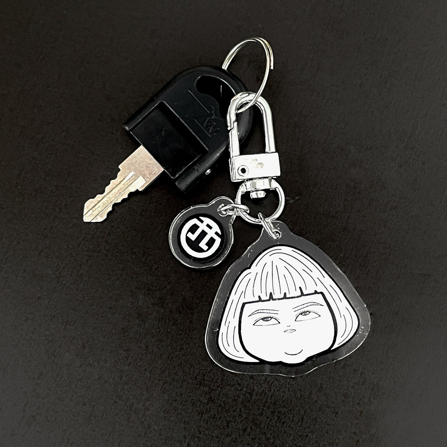 Little West Face Keychain