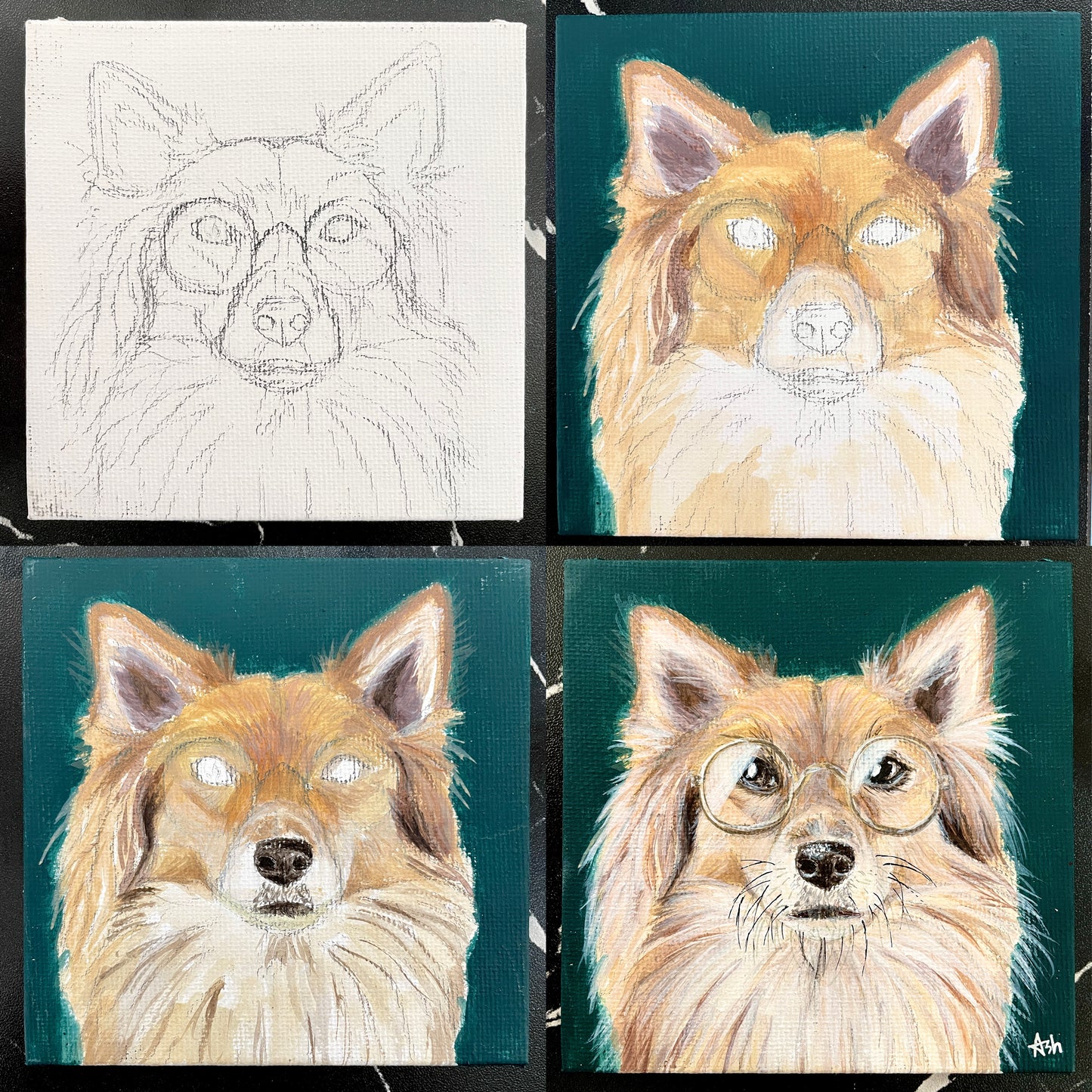 Pet Portrait - Acrylic Painting Class