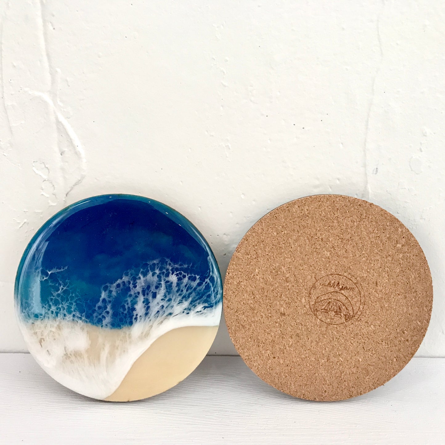 Resin ocean coaster (thin)