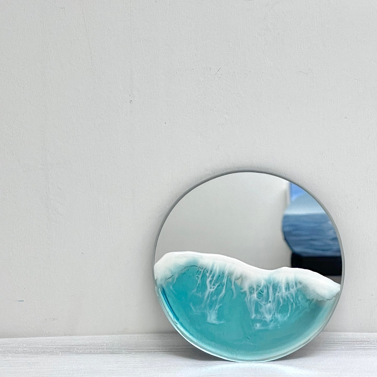 樹脂海洋迷你鏡磁貼