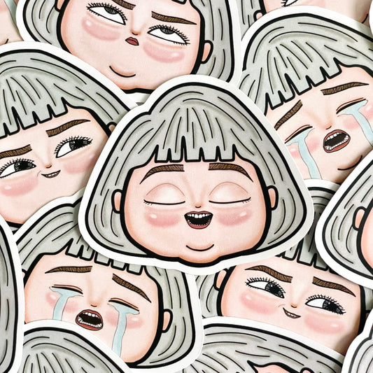 Little West Face Stickers