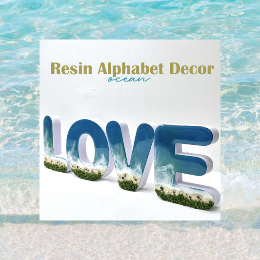 [Limited Registration] Resin Ocean Alphabet Decor Workshop 