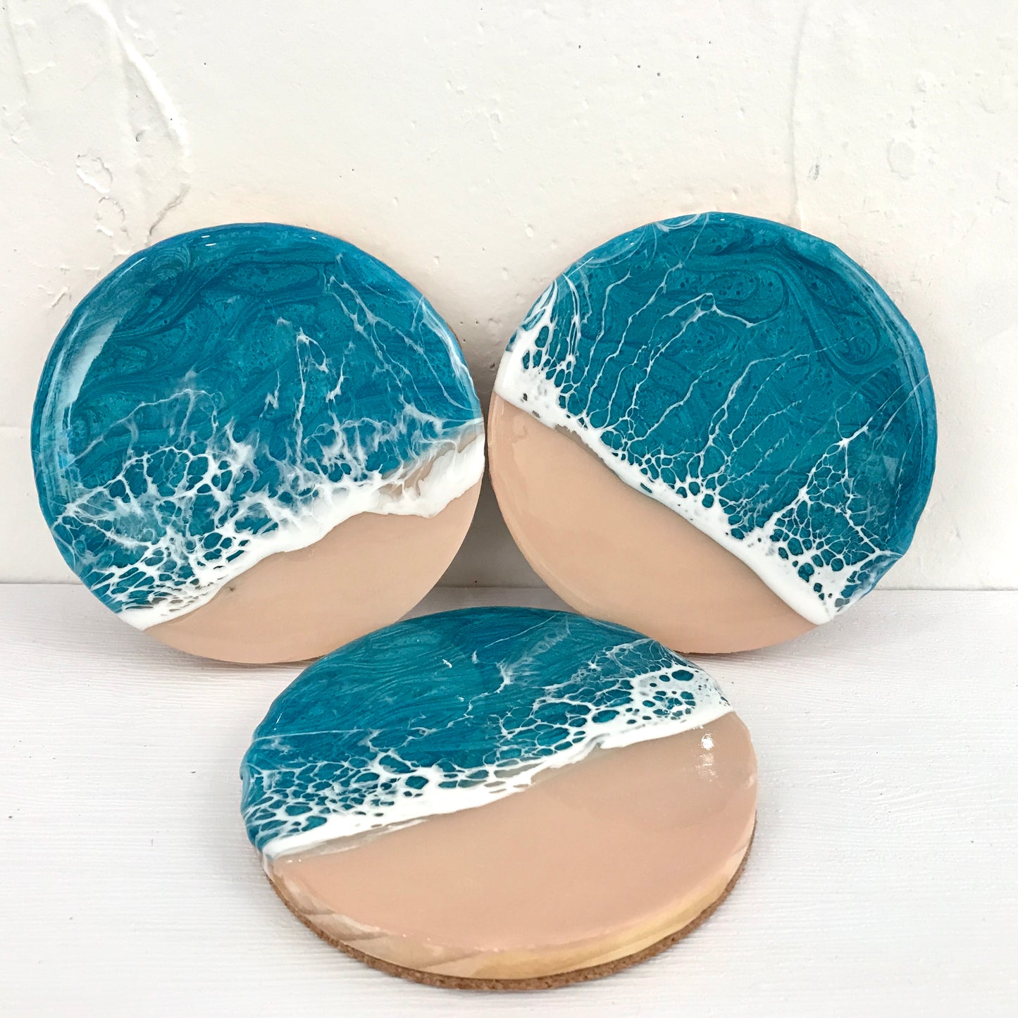 Resin Ocean Coasters 樹脂海洋杯墊