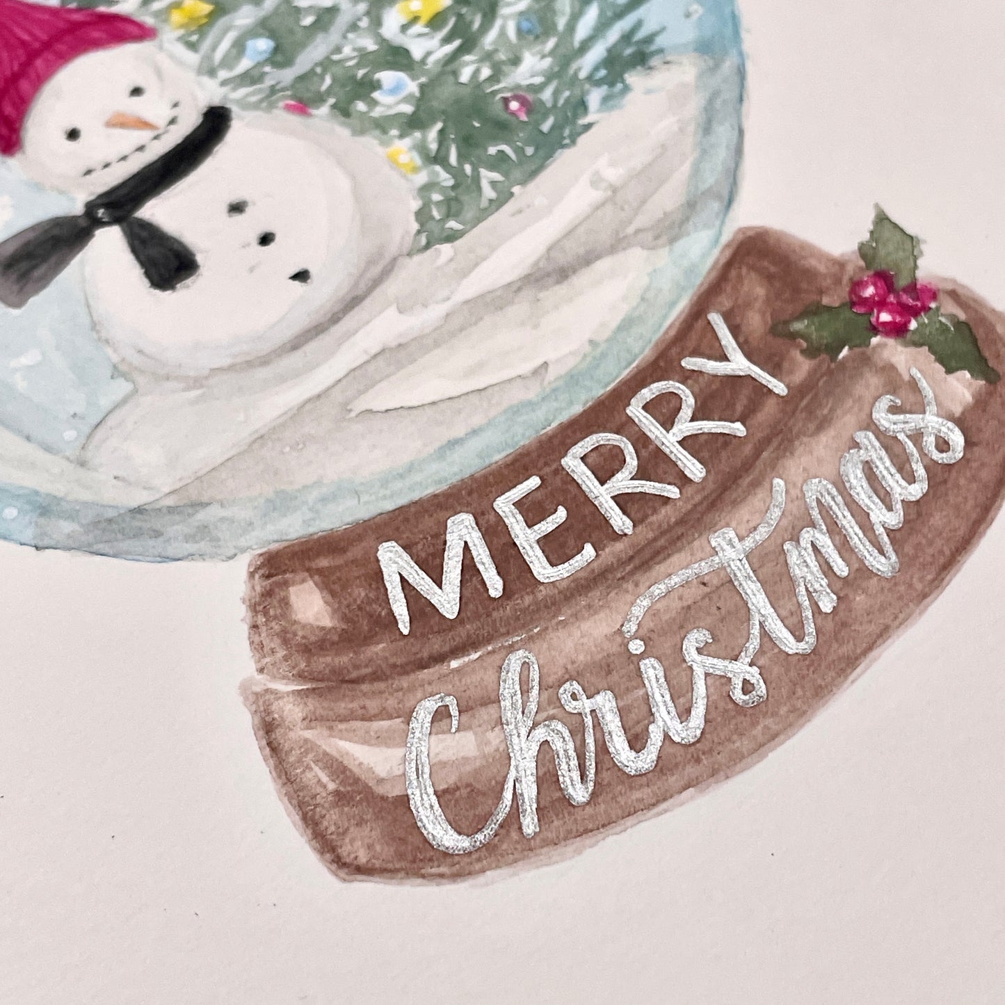 Watercolor Workshop - Christmas Snow Globe 水彩工作坊 - 聖誕水晶球