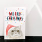 【訂製】手繪水彩寵物聖誕卡