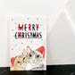 【早鳥優惠】【訂製】手繪水彩寵物聖誕卡