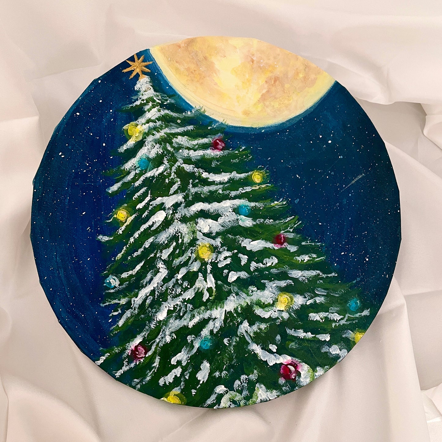Christmas Acrylic Painting 閃令令聖誕塑膠彩畫班
