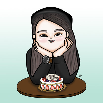 [Customized] Cartoon portrait computer drawing-electronic file